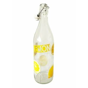 Mäser Skleněná láhev s clip uzávěrem Lemon, 1 l