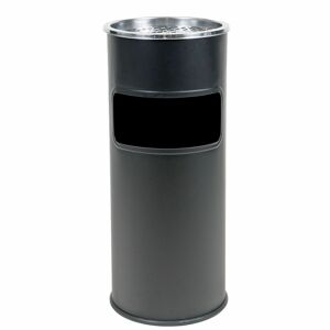Westside Odpadkový koš s popelníkem, černá