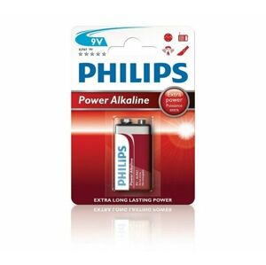 Baterie Philips Power Alkaline 9 V, 1 ks
