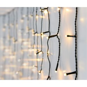 Vánoční světelný déšť 180 LED, IP44, 6 m, teplá bílá